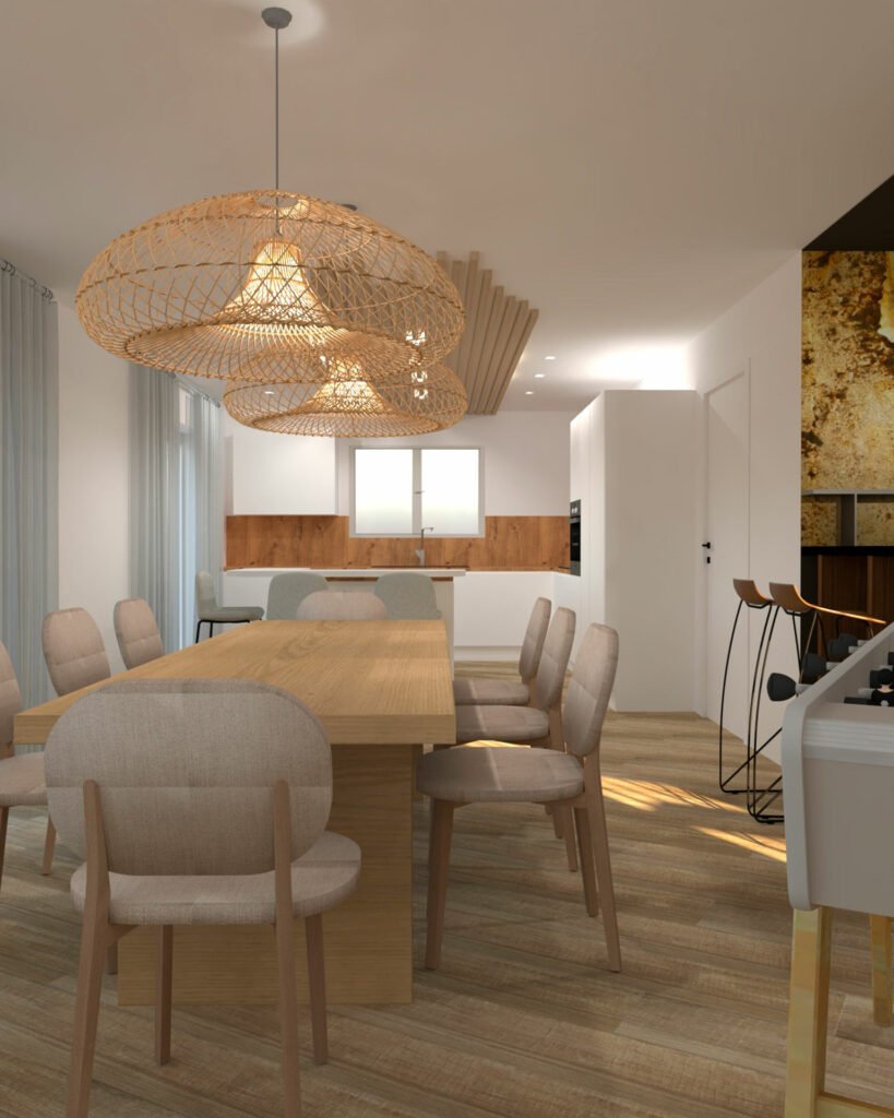 Aménagement d’une maison familiale neuve - AP Design, architecte sur la Côte d'Azur